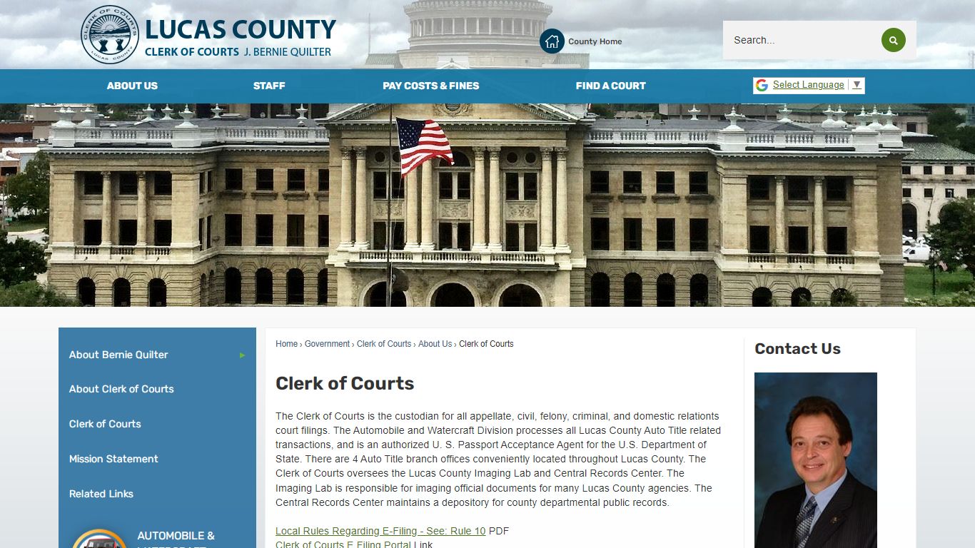 Clerk of Courts | Lucas County, OH - Official Website