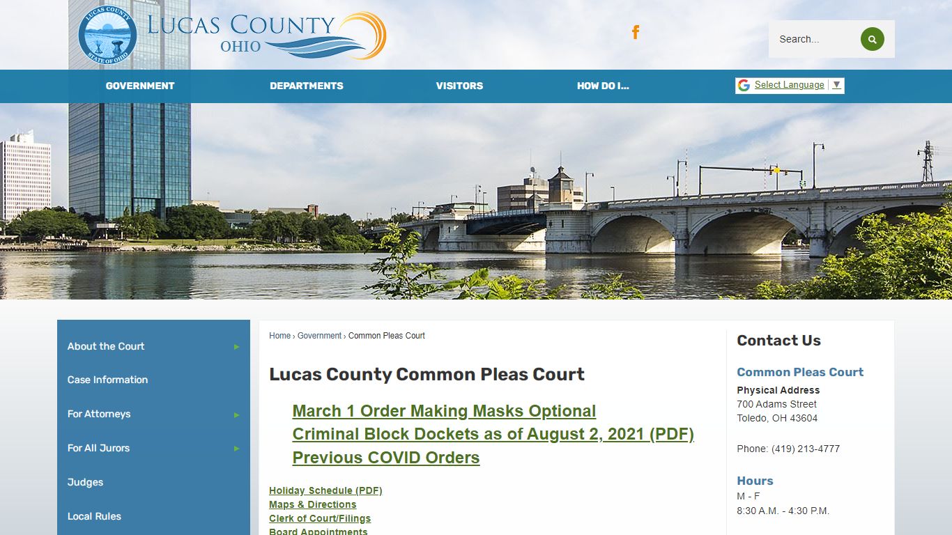 Lucas County Common Pleas Court